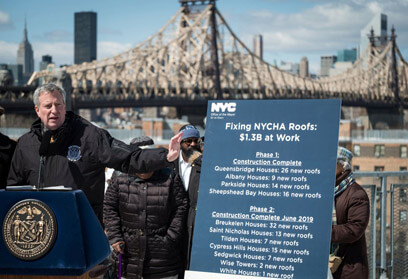 Queensbridge Houses’ roofs have been completely replaced for first time in more than 30 years