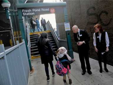 MTA reinstates service on M train in Ridgewood
