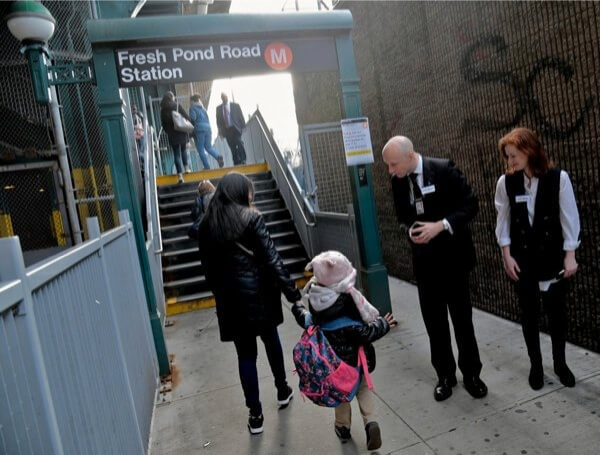 MTA reinstates service on M train in Ridgewood