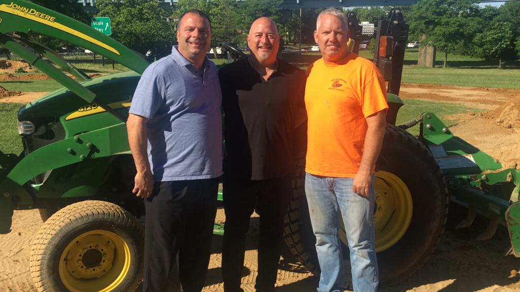 Zullo, Gellert and Brian Watters from Three Guys Maintenance