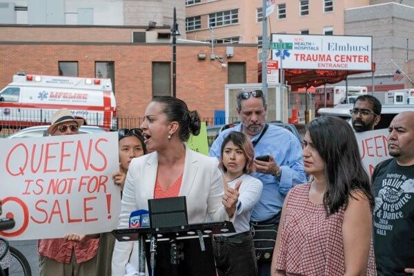 Cruz, Ramos fight against Elmhurst construction site