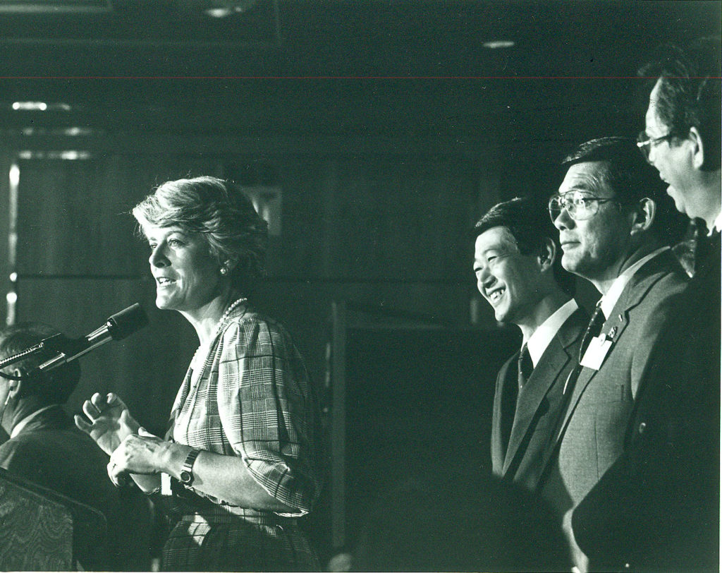 Queens Congresswoman and Democratic Vice President Nominee Geraldine Ferraro in 1984 (photo via Wikimedia Commons)