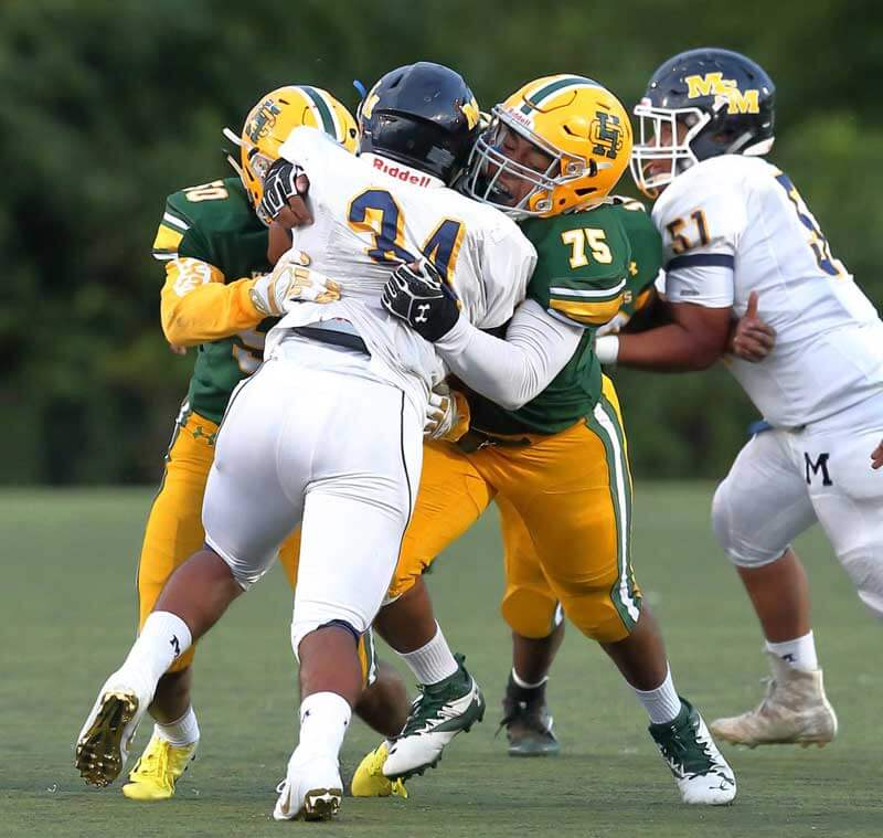 Holy Cross football drops OT thriller