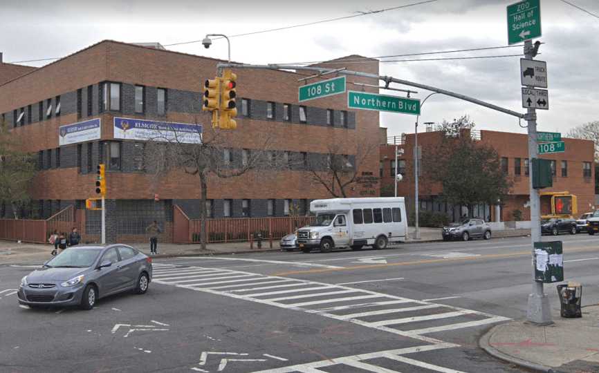 The intersection of Northern Boulevard and 108th Street in Corona.