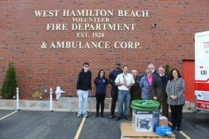 PHEFFER AMATO AND ADDABBO DONATE PUMP TO HAMILTON BEACH COMMUNITY 2