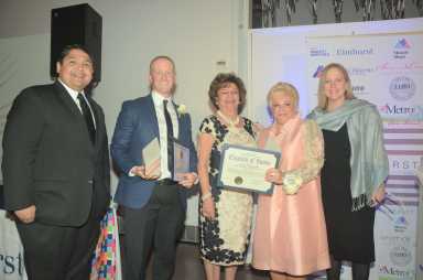 Josh and I accepted honors from NYC Health + Hospitals/Elmhurst CEO Israel Rocha Jr., Medical Director Dr. Jasmin Moshipur and Queens Borough President Melinda Katz