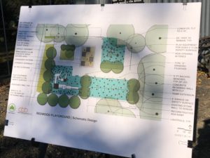 The New York City Parks Department Redwood Playground Schematic Design. (Photo credit: Carlotta Mohamed) 