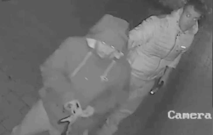 Images of two men wanted for a burglary pattern in the 109th and 111th Precincts.