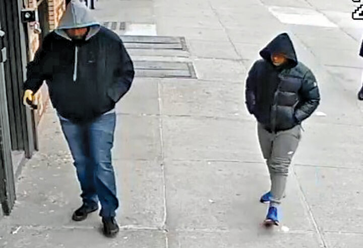 The two suspects wanted for questioning in a Richmond Hill home invasion on Jan. 16.