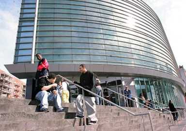 The Flushing branch of the Queens Public Library
