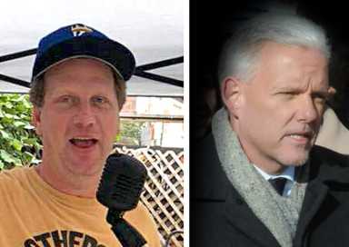Josh Bowen (l.) and Councilman Jimmy Van Bramer are now involved in a legal battle.