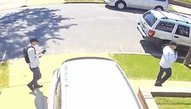 The two burglars sought for a series of break-ins across Flushing and Bayside.