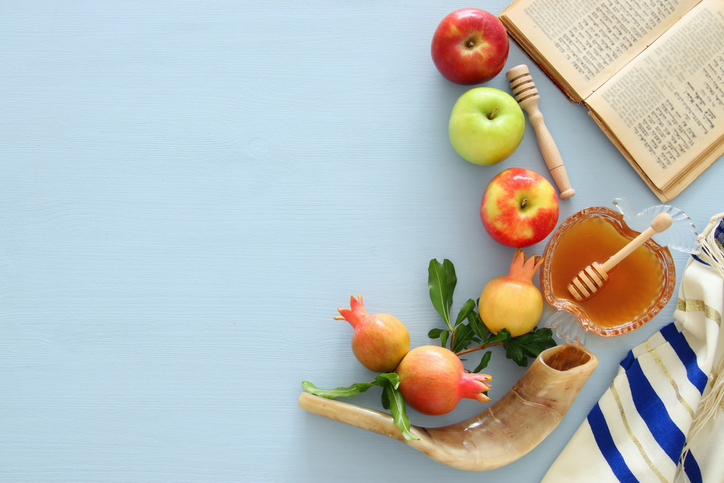 Rosh hashanah (jewish New Year holiday) concept
