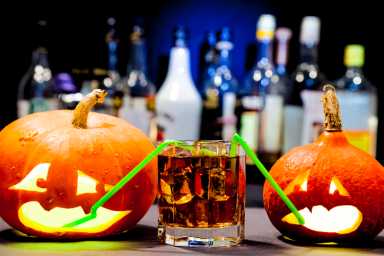 Jack O’ Lantern on the Halloween party