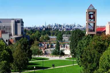 Queens College campus – aerial