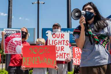 NYC: Elected officials and climate activists demand renewable energy policy