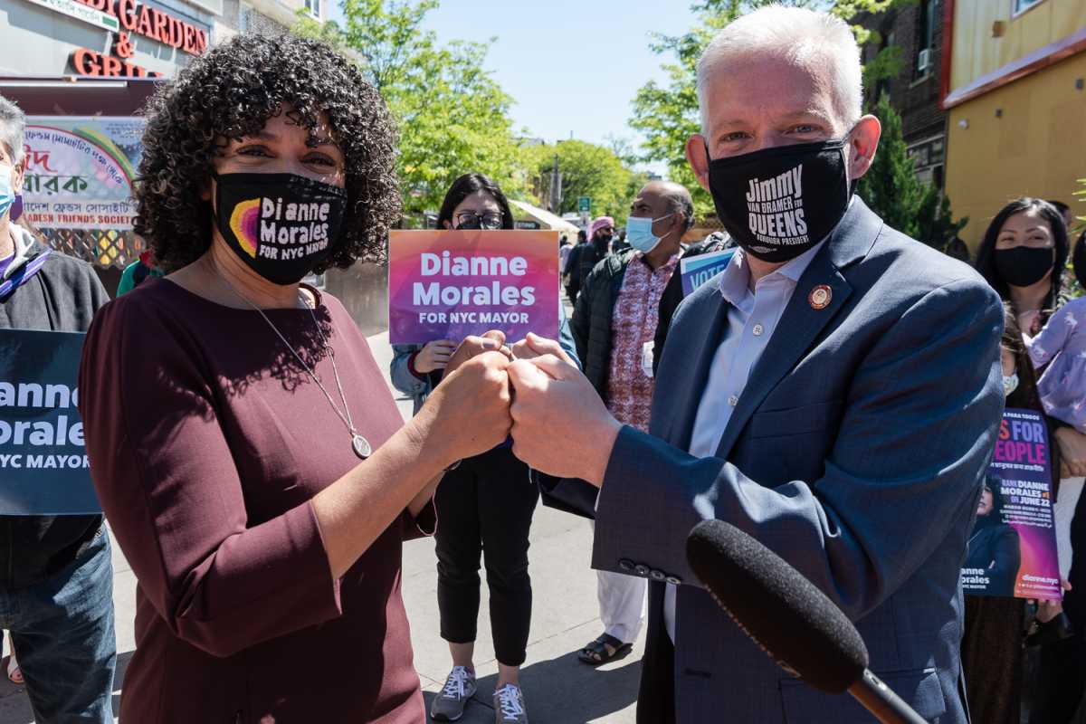 NYC:Councilmember Van Bramer endorses mayoral candidate Dianne Morales