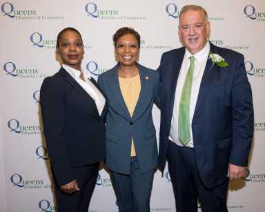 NYPD Commissioner Keechant Sewell honored at Queens Chamber of Commerce St. Patrick’s Day Luncheon