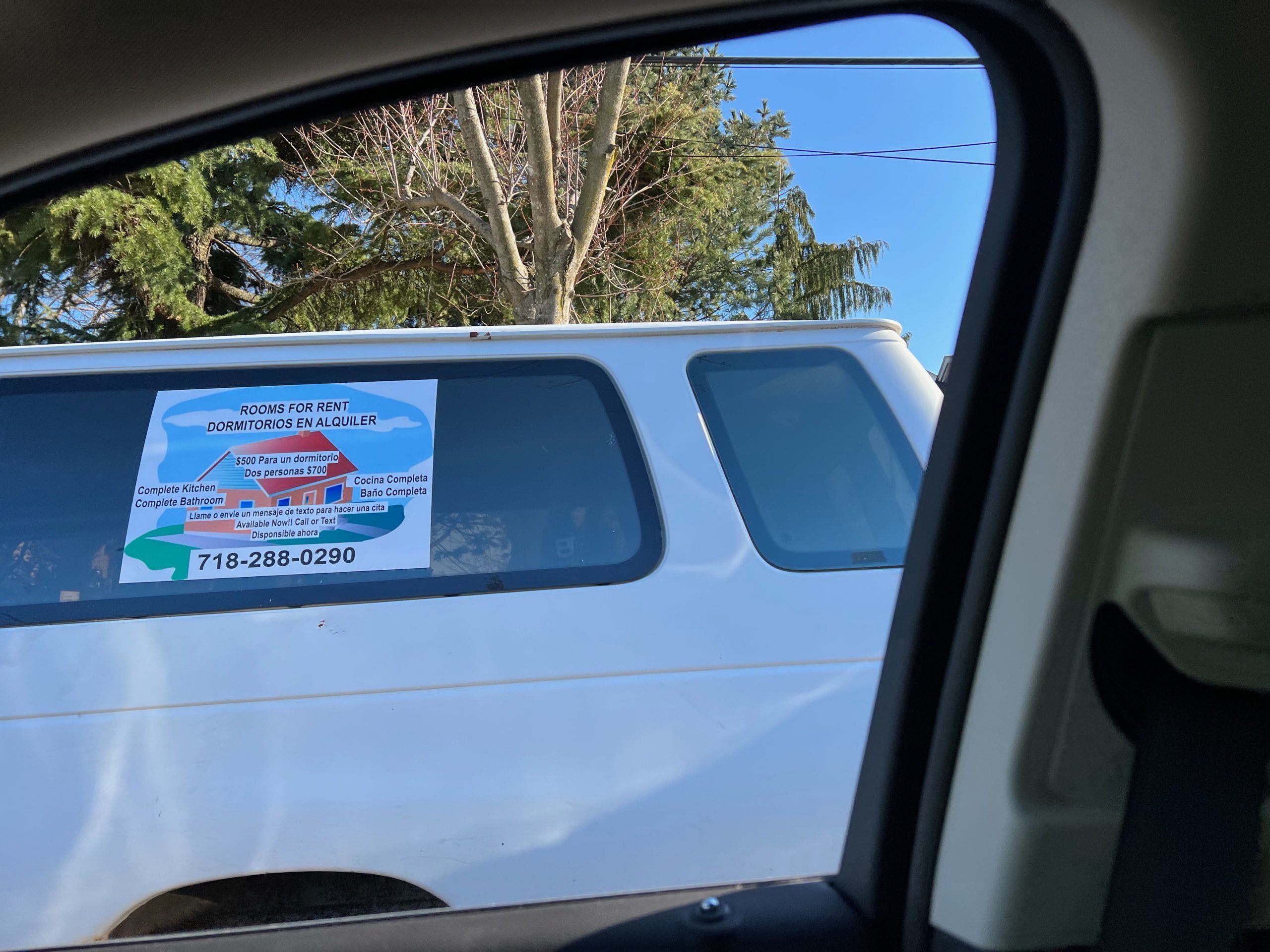 Bayside squatters advertising renting rooms at the house