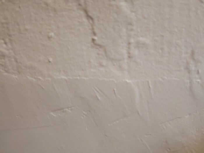 Bayside building with water damage