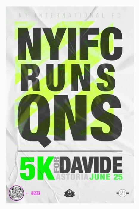 NY International Football Club Astoria 5K for Davide Giri