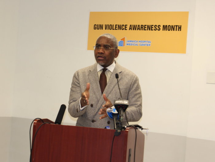 Jamaica Hospital curb gun violenceJamaica Hospital curb gun violence