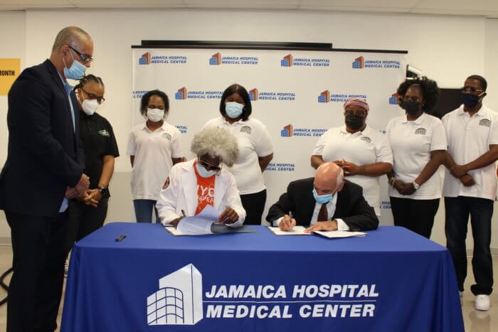 Jamaica Hospital curb gun violence