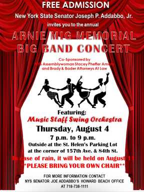 Howard Beach Arnie Mig concert