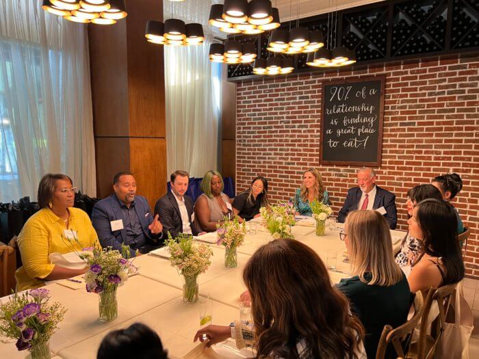 Meta and Queens Chamber of Commerce networking event