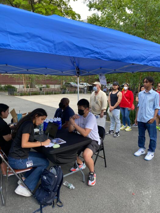 Ung U.S. Open hiring event at Bowne Park