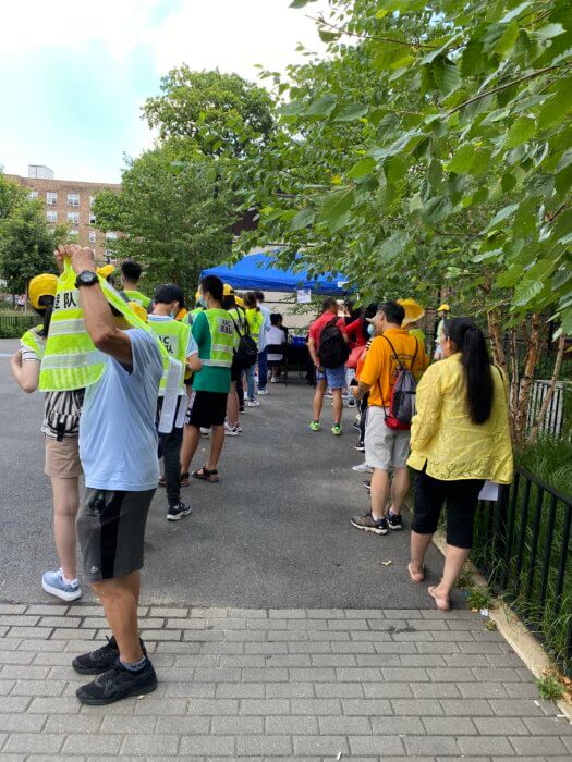 Ung U.S. Open hiring event at Bowne Park