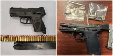 officers make gun arrest