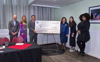 Congresswoman Grace Meng Check Presentation