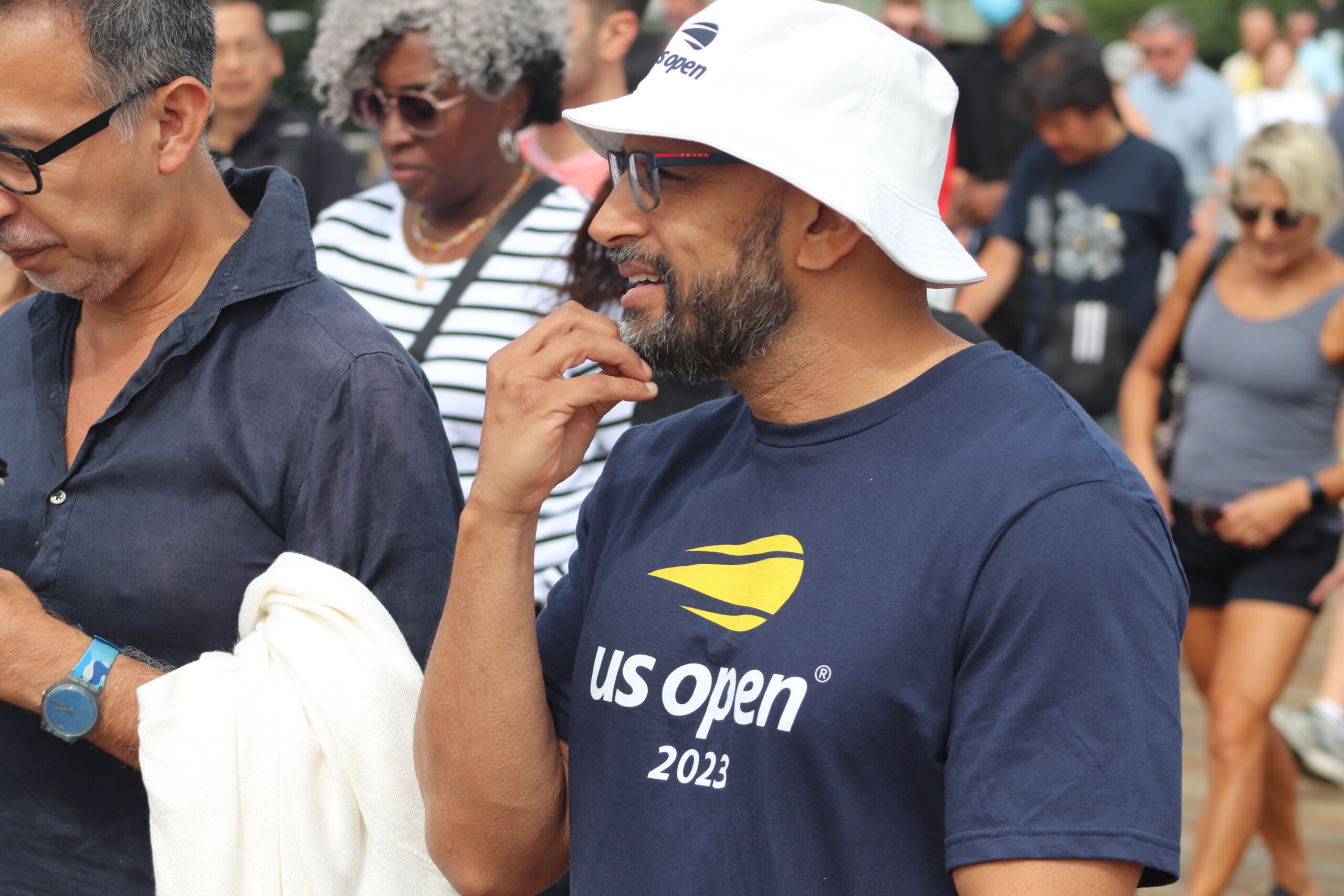 Tennis fans at the US Open (Photo: Michael Dorgan, Queens Post)