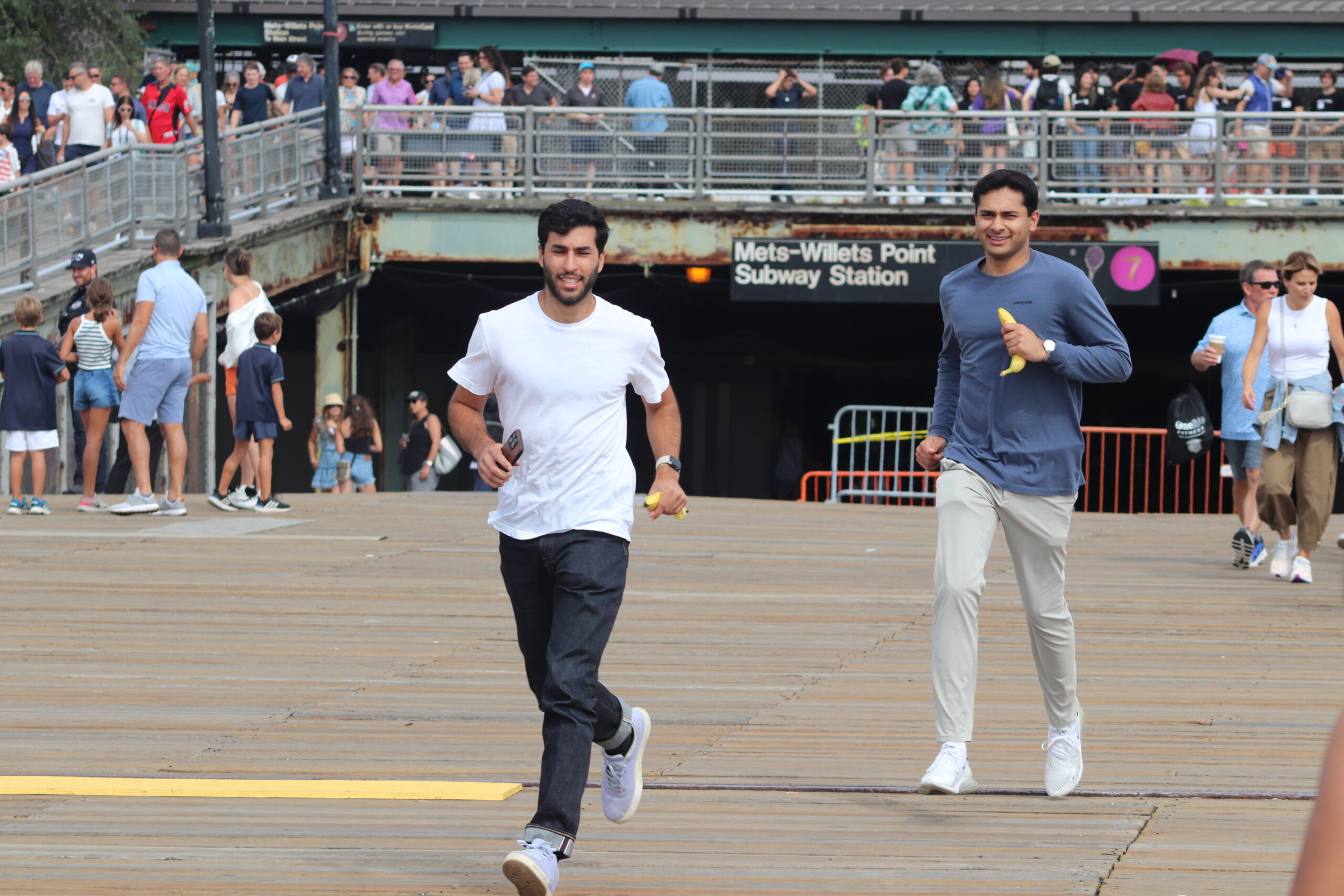 Tennis fans at the US Open (Photo: Michael Dorgan, Queens Post)