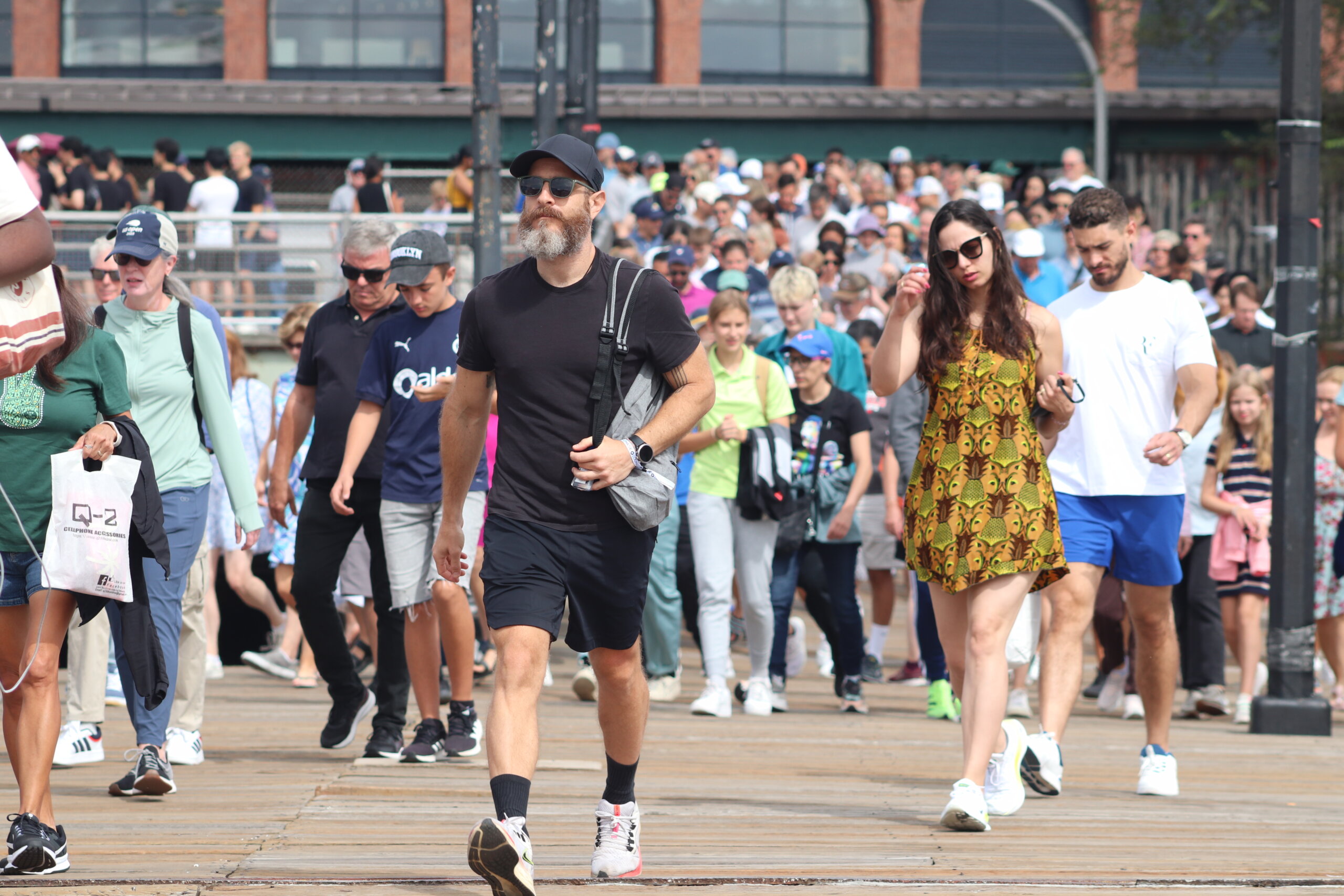 Tennis fans at the US Open (Photo: Michael Dorgan, Queens Post)