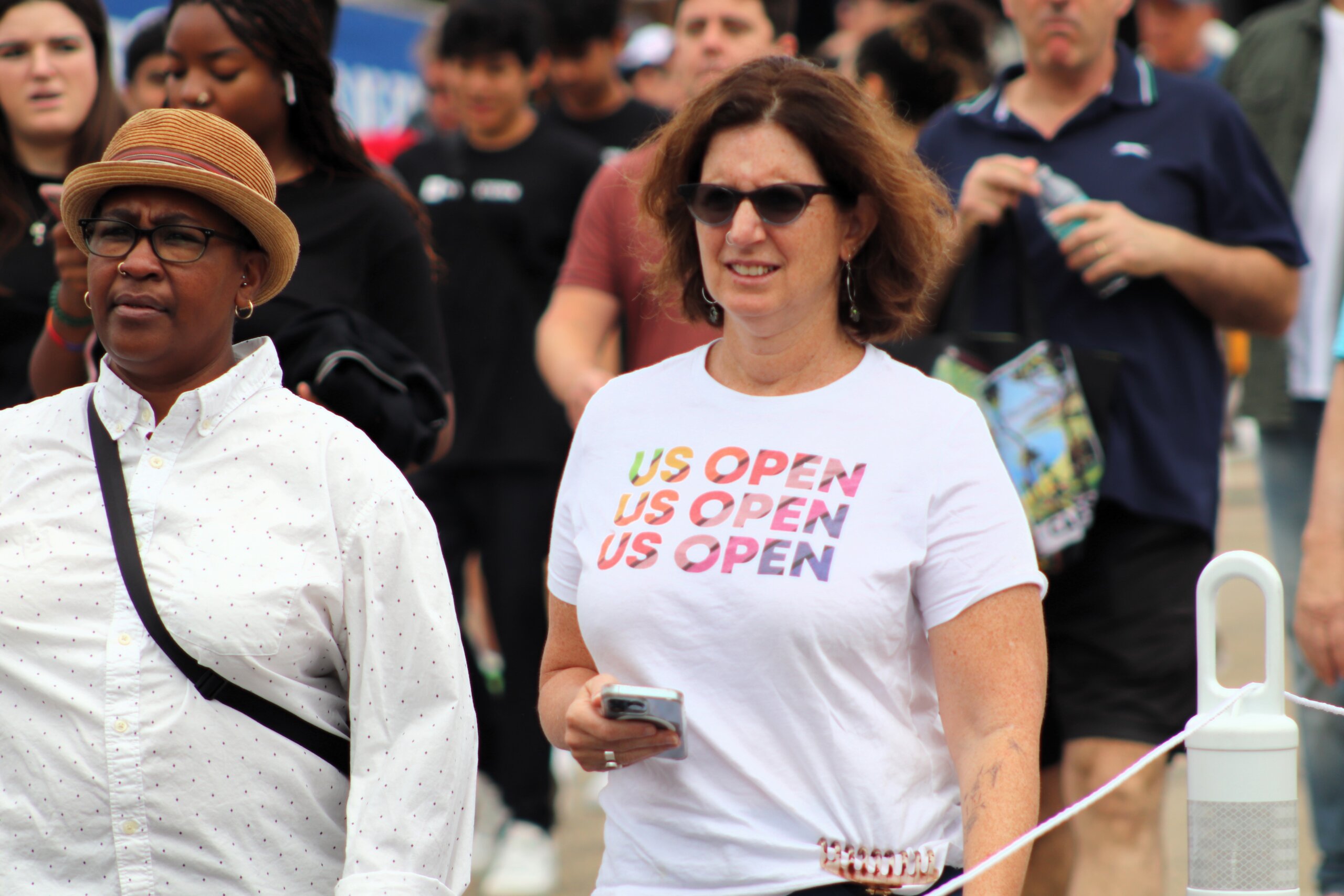 Tennis fans at the US Open (Photo: Michael Dorgan, Queens Post)
