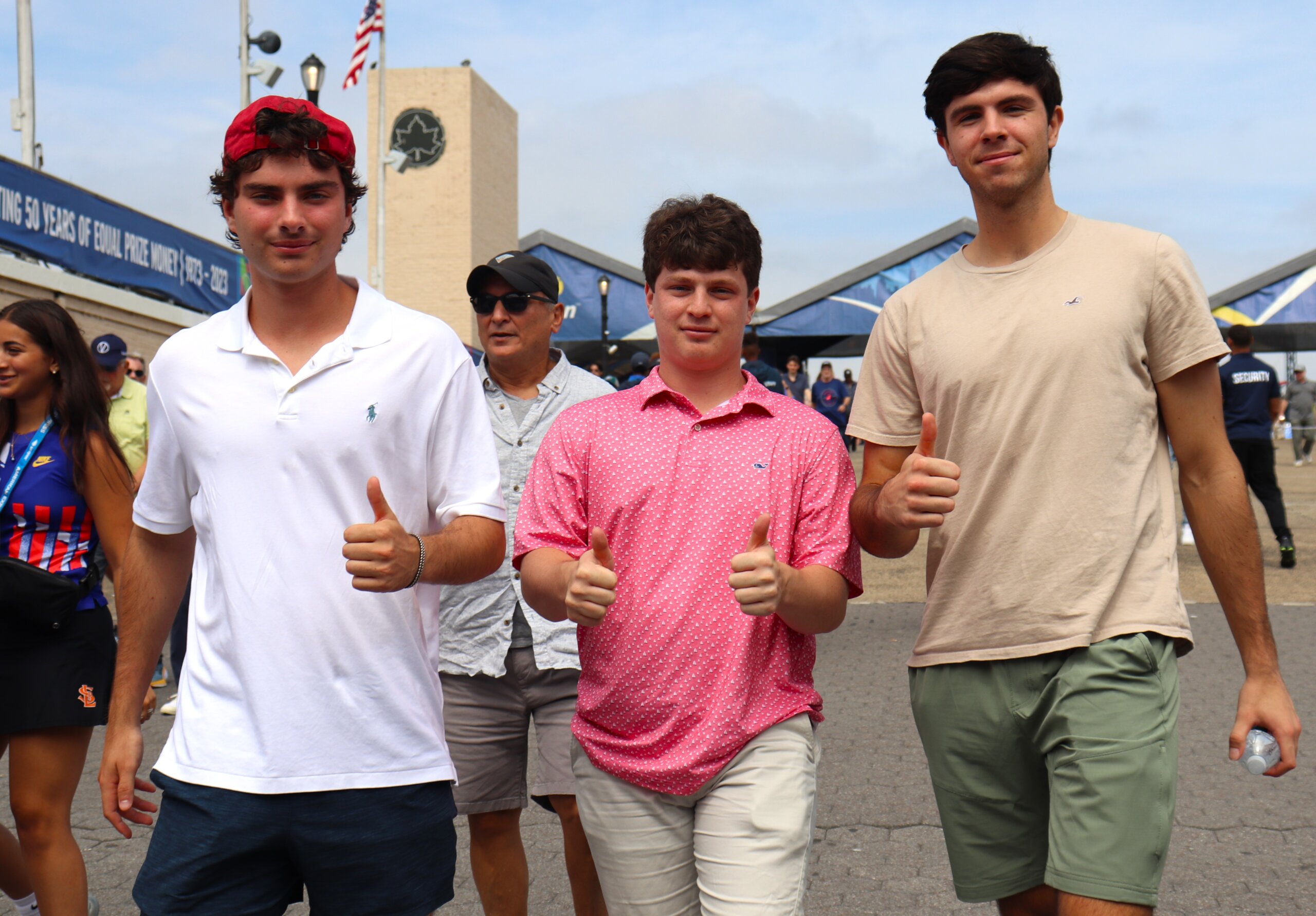 Tennis fans at the US Open (Photo: Michael Dorgan, Queens Post)