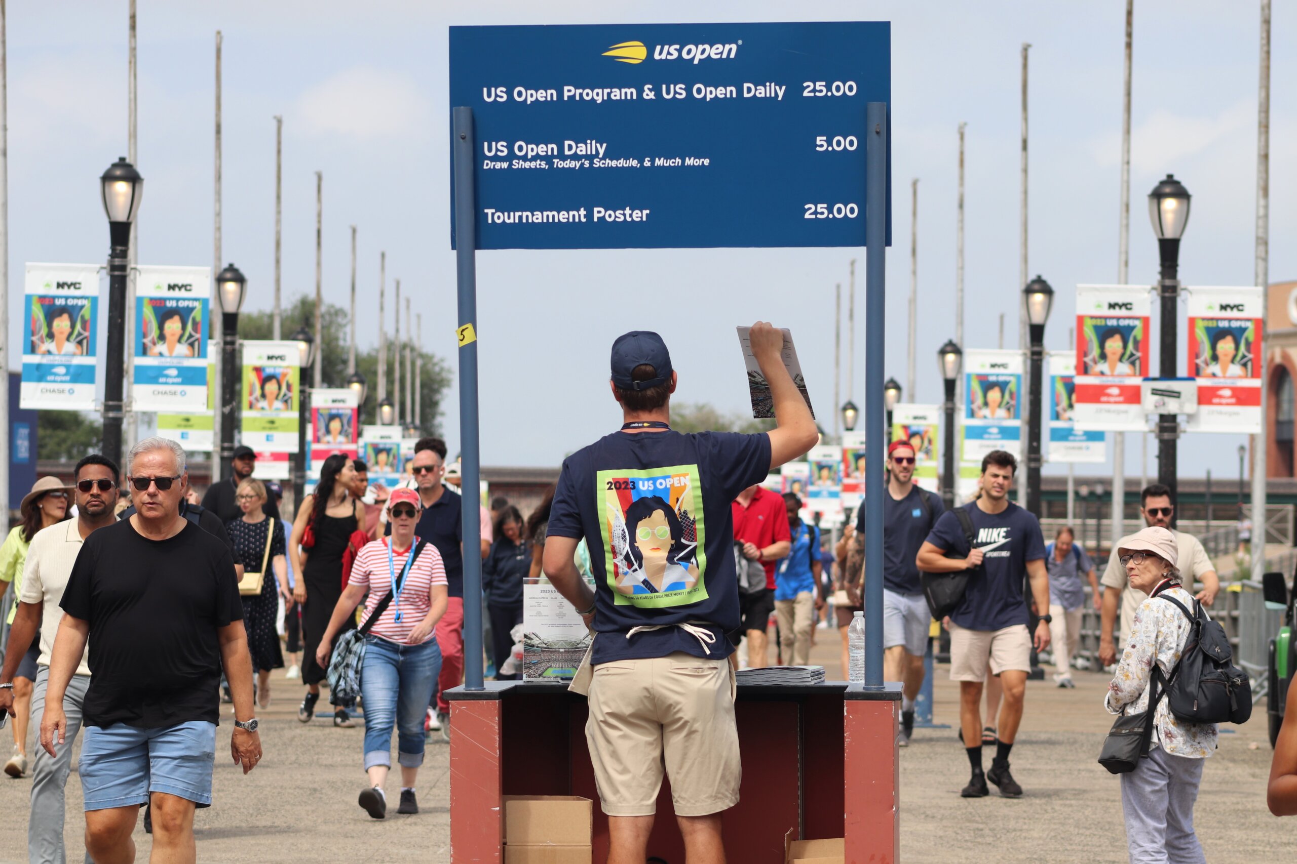 Tennis fans at the US Open (Photo: Michael Dorgan, Queens Post)
