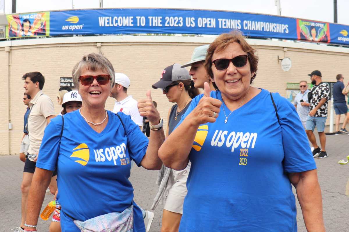 Tennis fans at the US Open (Photo: Michael Dorgan, Queens Post)