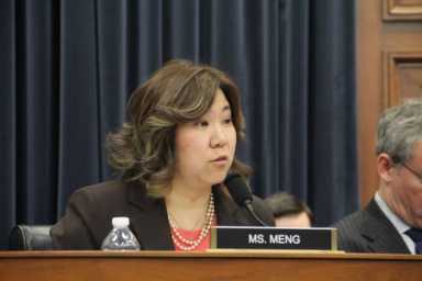 Meng has introduced legislation that would require ICE agents to display their badge and badge number.