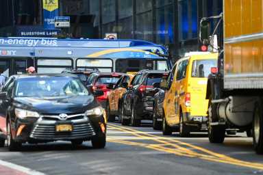 Views of traffic and congestion in the Central Business District on Wednesday, July 6, 2022.