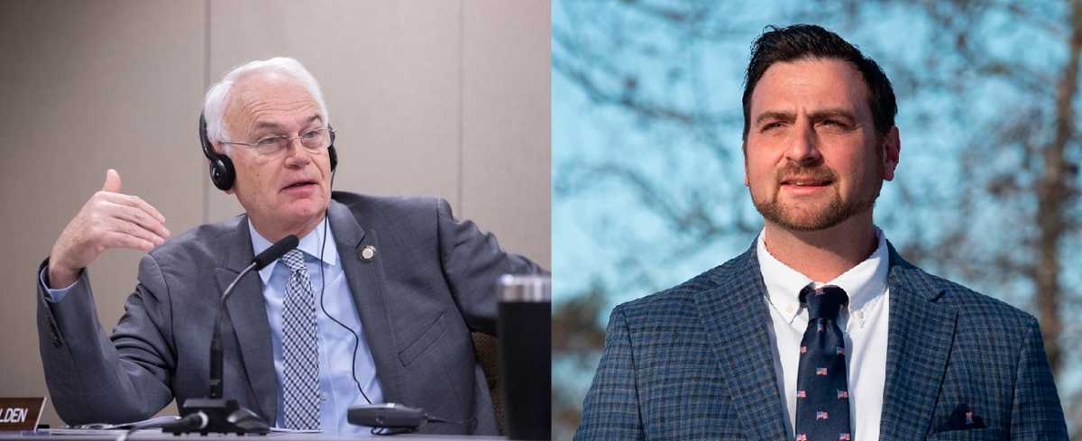 Council Member Robert Holden and District 30 candidate Paul Pogozelski