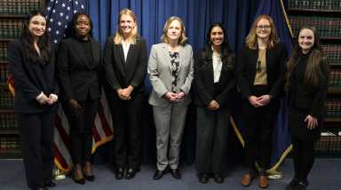 The Spring 2025 class of new assistant district attorneys begins orientation after being sworn in by Queens DA Melinda Katz.