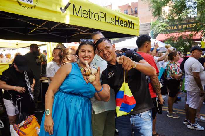 Ramos at last year's festival. Photo courtesy of State Sen. Jessica Ramos.