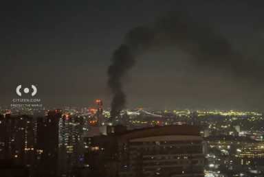 An early morning fire near the Ravenswood Generating Station in Long Island City sent thick black smoke over Western Queens on July 16..