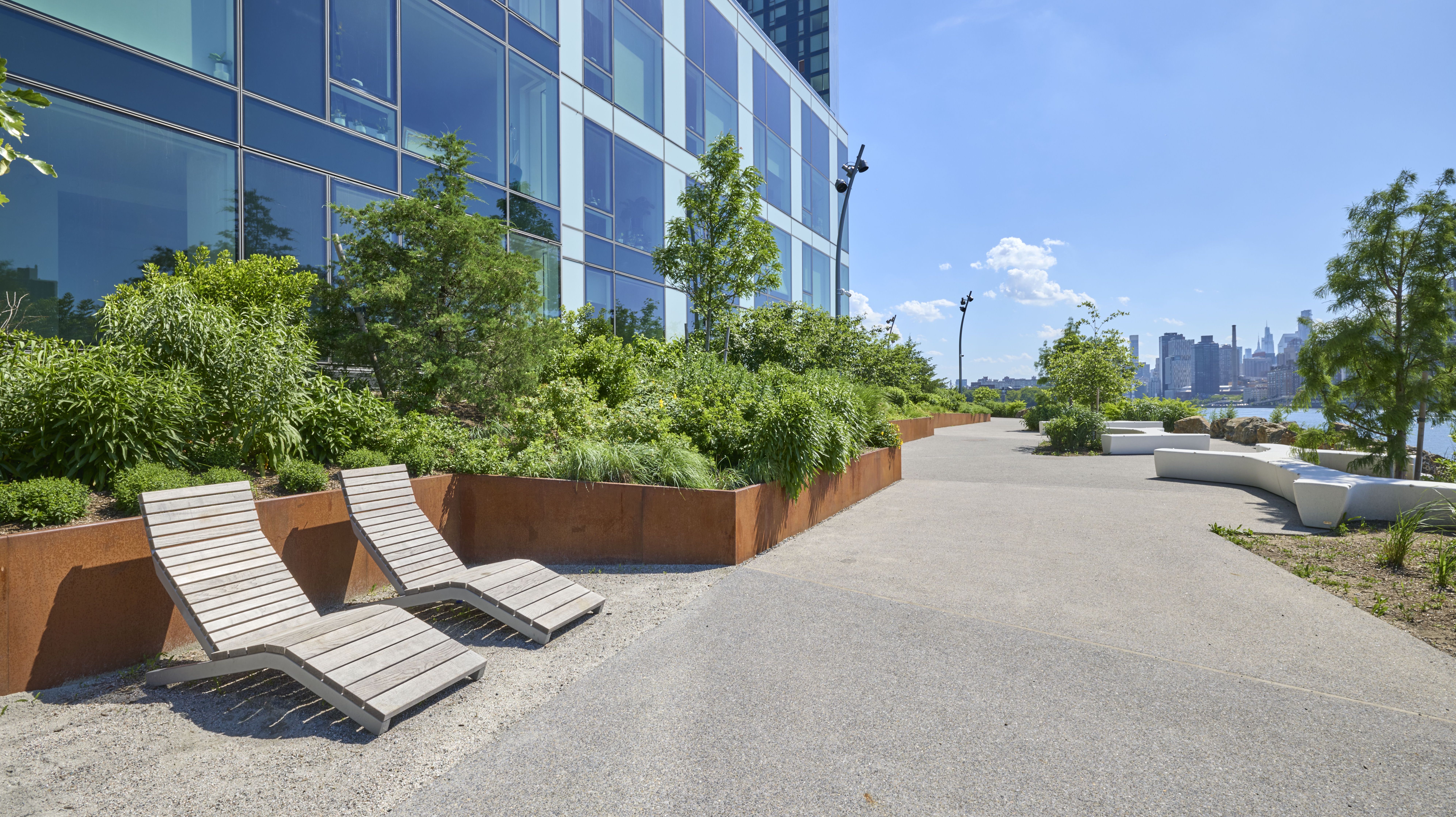 The long-awaited Halletts Point esplanade is open to the public along the East River waterfront in Astoria.