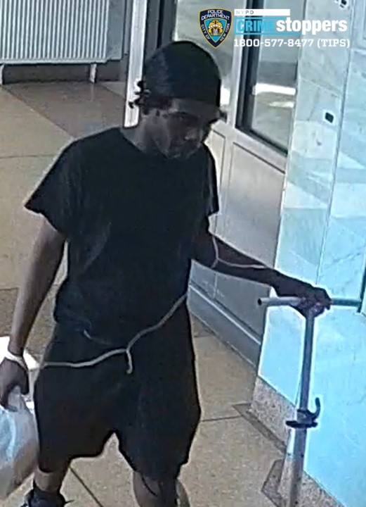 Cops are looking for this suspect who allegedly shot a 13-year-old boy at the Ocean Bay Apartments in Arverne on Thursday, Aug. 7.