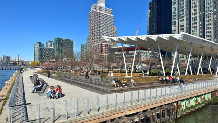 Hunters Point Waterfront (Photo by Michael Dorgan)