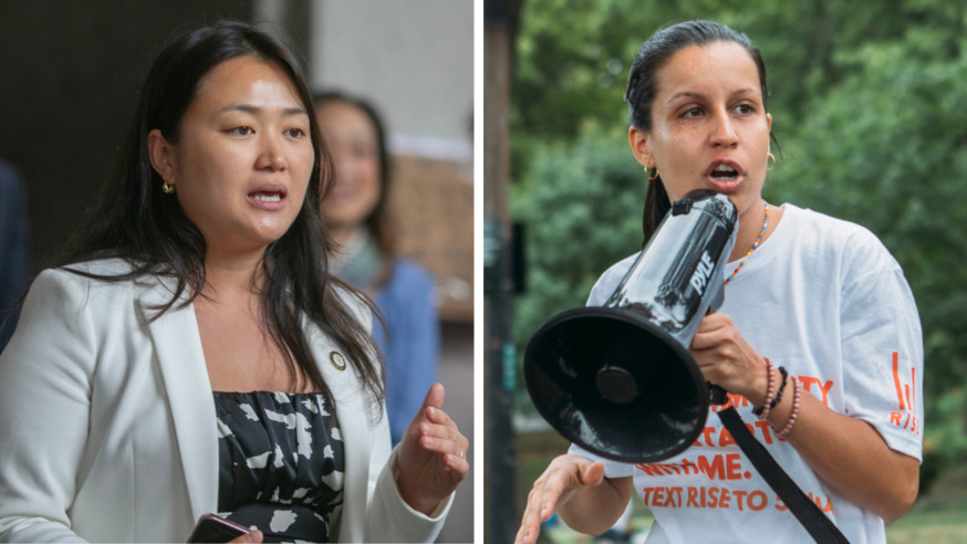 Julie Won and Tiffany Cabán(Photos: NYC Council)